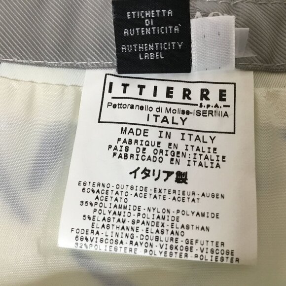 VTG VERSACE JEANS Couture RARE Starfish Print Skirt White Blue Yellow IT 44 30 - Picture 10 of 11